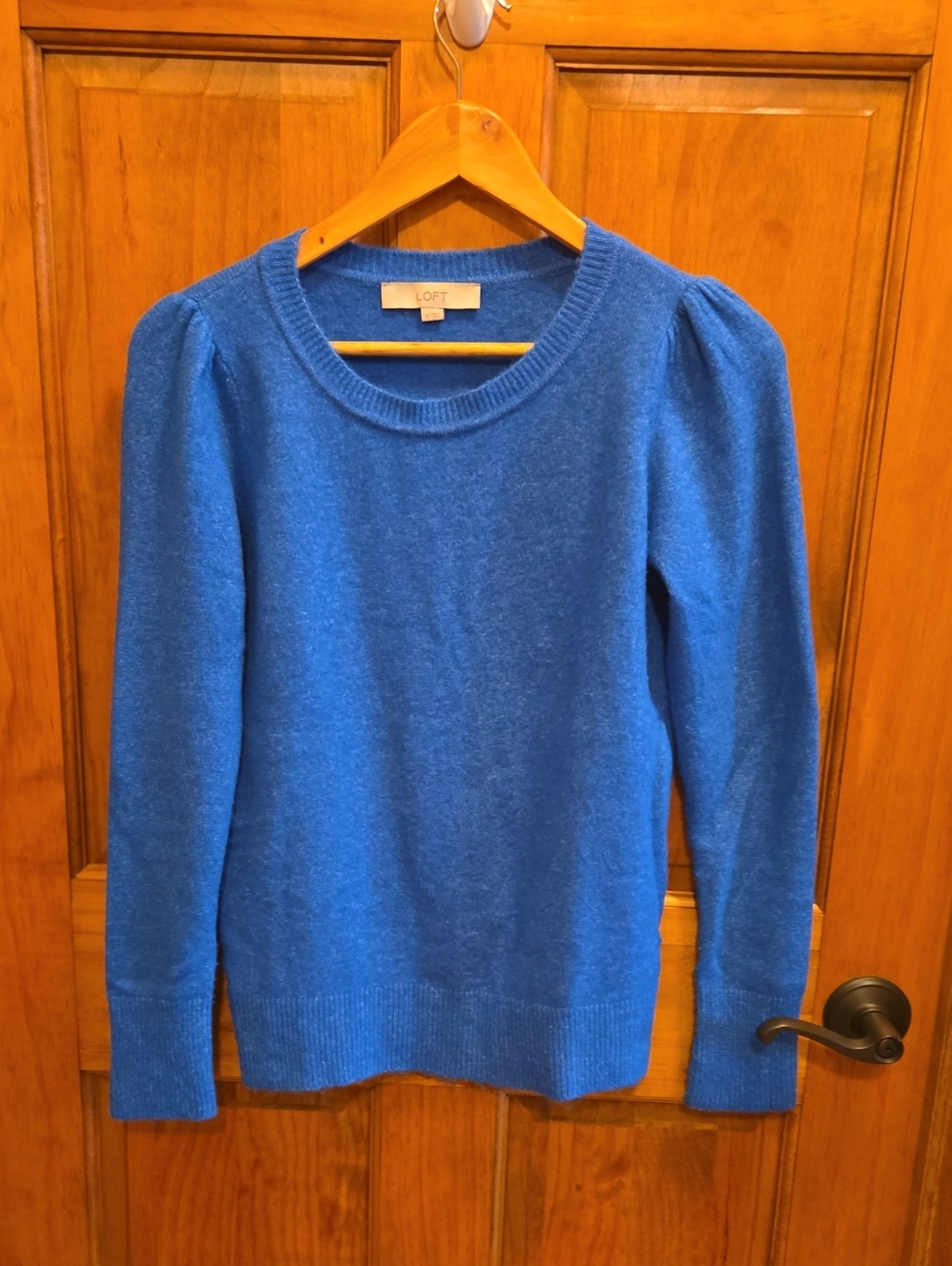 LOFT Women's Royal Blue Crewneck Sweater